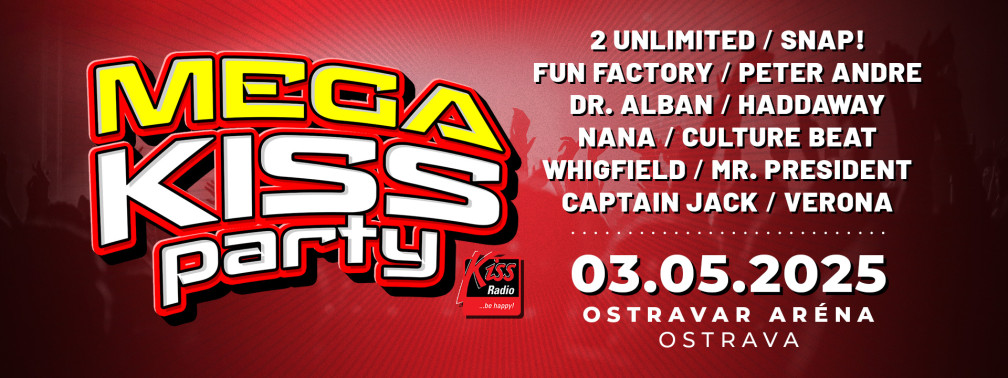 Mega Kissparty v Ostravě! 3.5.2025